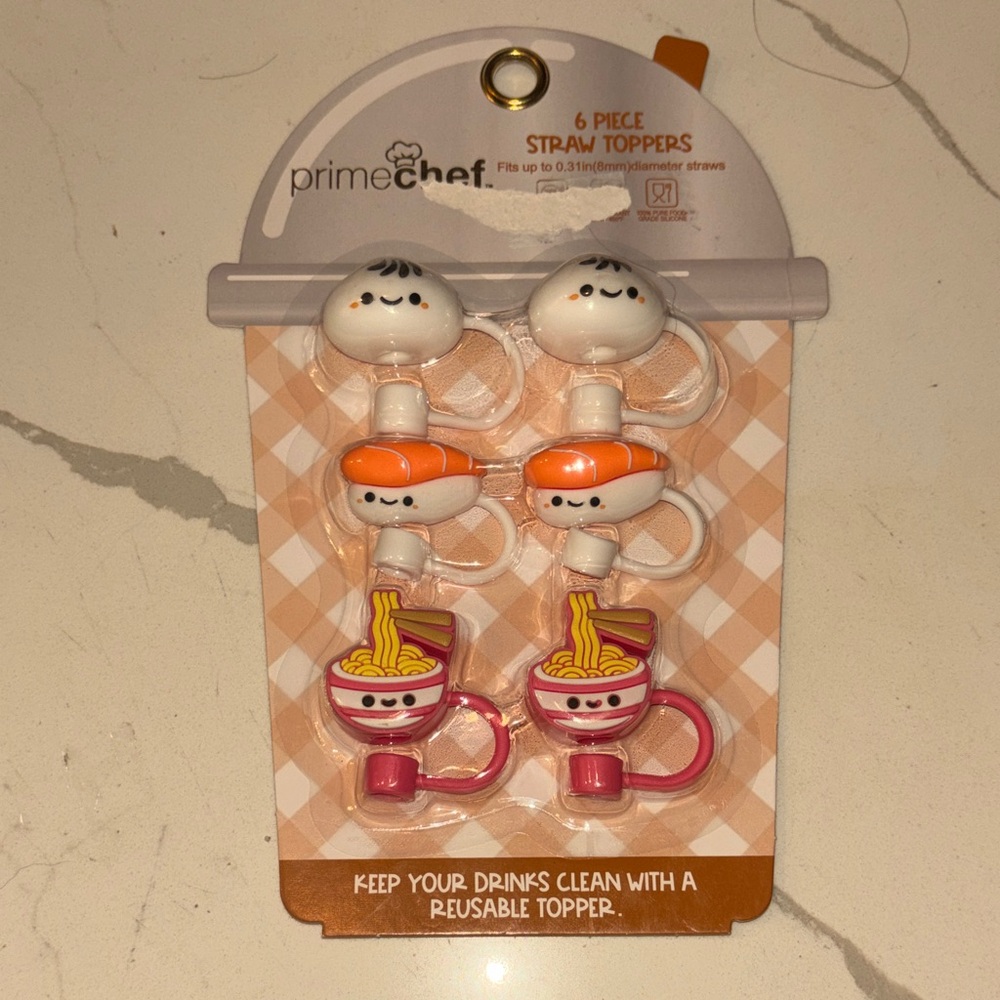 Prime Chef Straw Toppers Set ❤️
